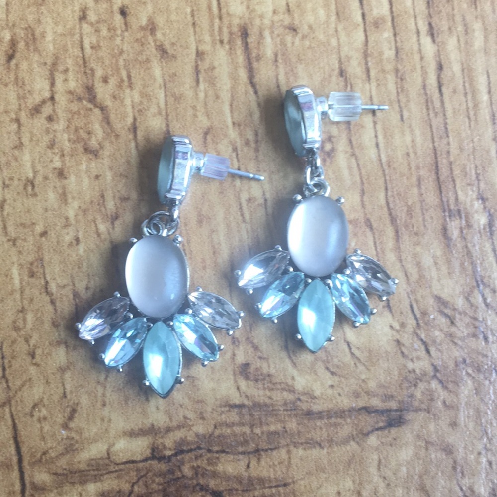 LOFT gemstone drop earrings